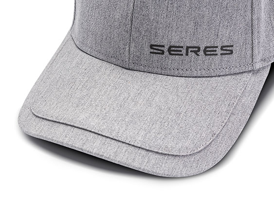 Серая хлопковая бейсболка SERES