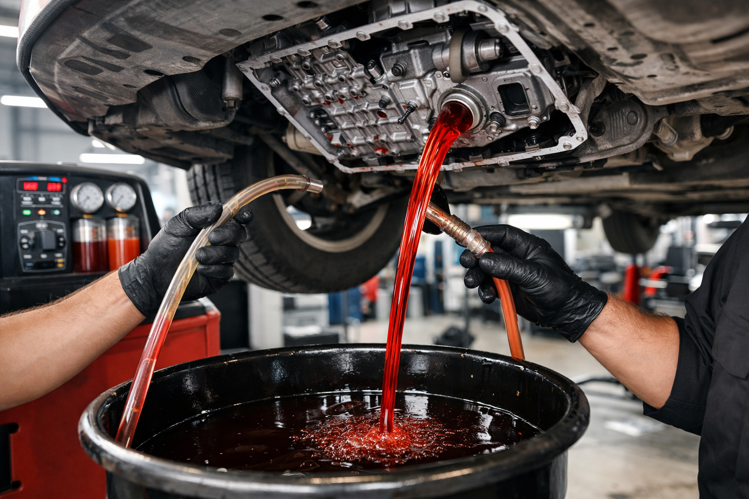 Замена масла в АКПП