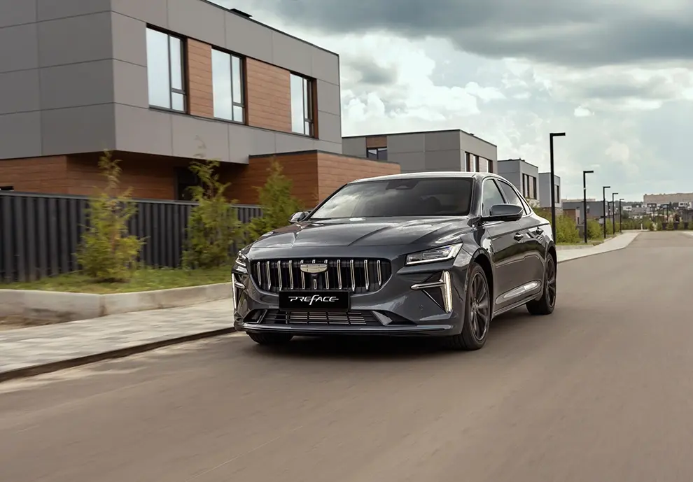 Компания Geely представляет новую версию бизнес-седана Geely Preface в России