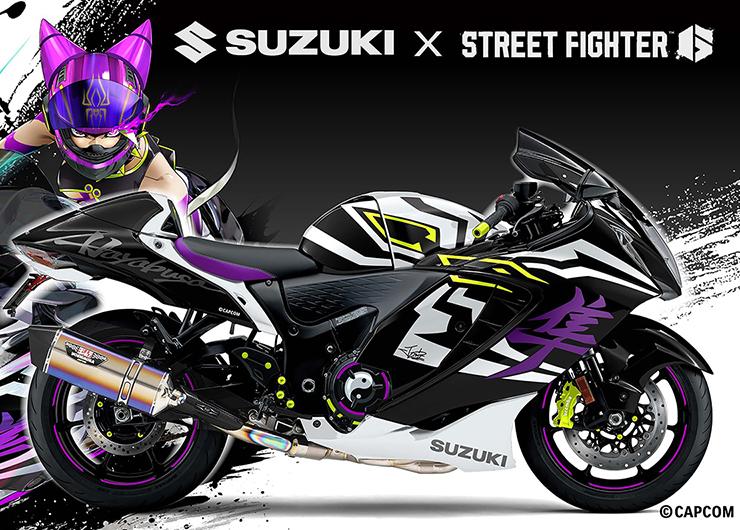ВТОРОЙ МОТОЦИКЛ SUZUKI ДЛЯ ИГРЫ STREET FIGHTER 6