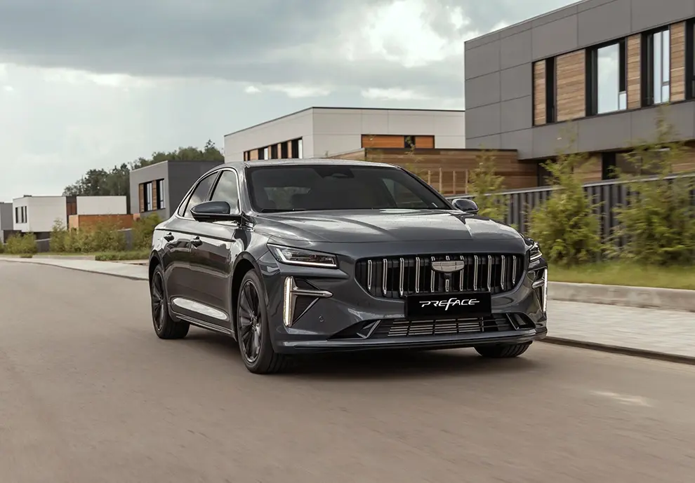 Компания Geely объявляет о старте продаж новой версии бизнес-седана Geely Preface в России