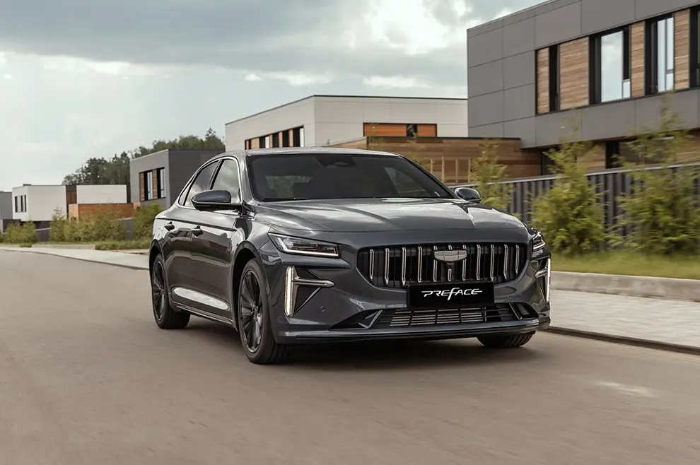 Компания Geely объявляет о старте продаж новой версии бизнес-седана Geely Preface в России