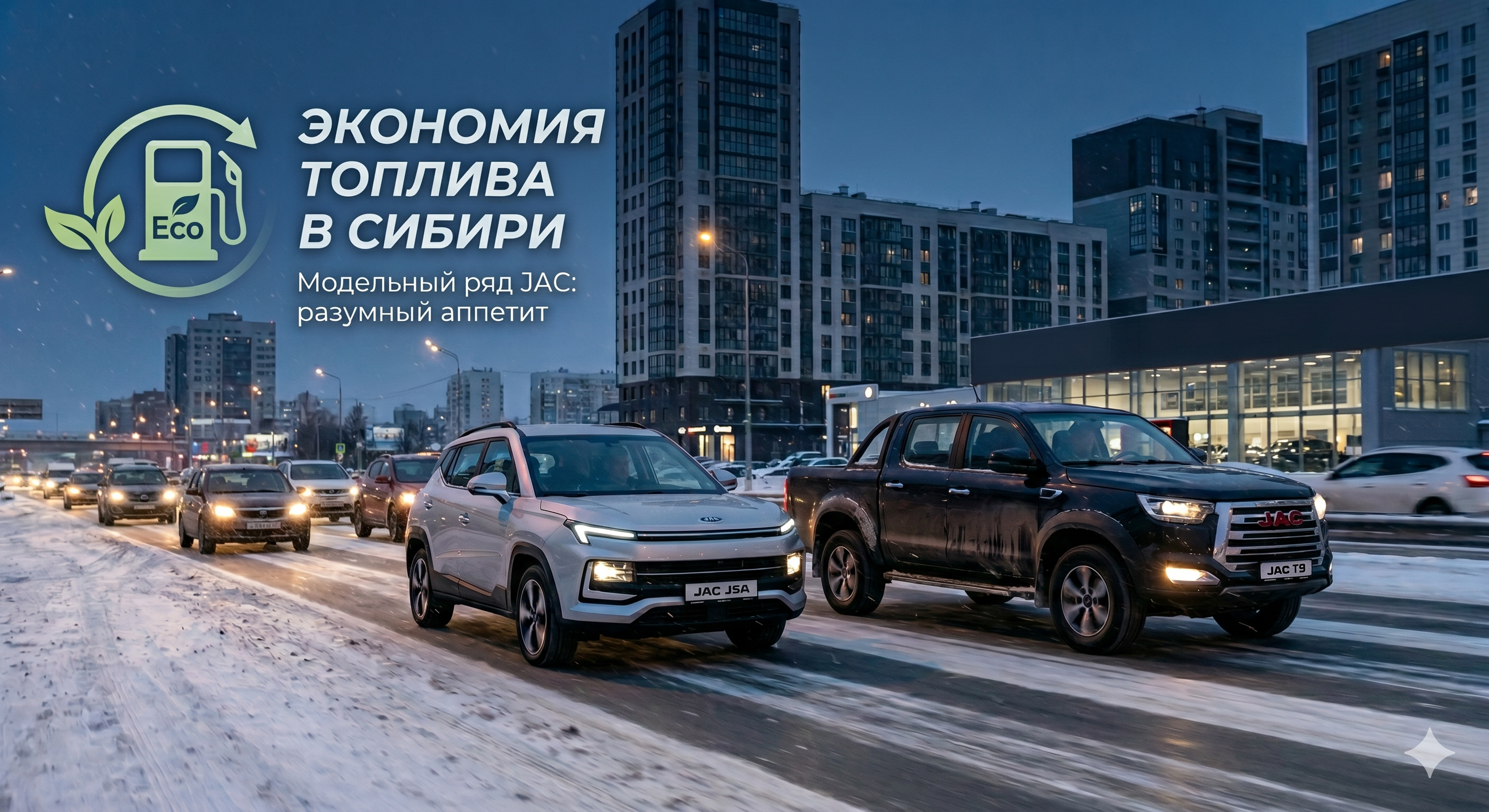 Расход топлива автомобилей JAC: экономия без компромиссов