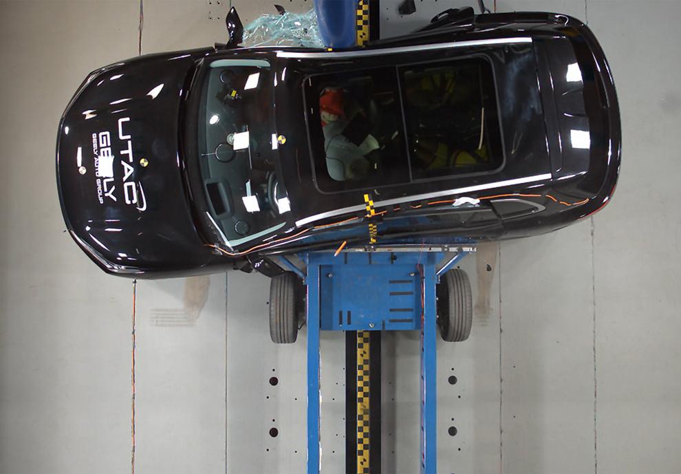 Geely EX5 EM-i подтвердил высочайший уровень безопасности в уникальном европейском краш-тесте