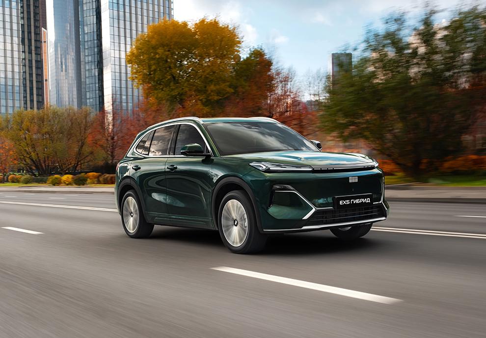 Geely EX5 Гибрид стал победителем премии «ТОП-5 АВТО»